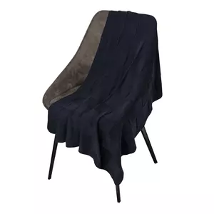 Плед Cella вязаный, 160*90 см, темно-синий (без подарочной коробки) - 11020635.030