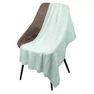 Плед Fado вязаный, 160*90 см, аква (без подарочной коробки) - 11020631.600.1