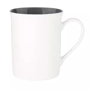 Керамическая кружка Astra, 380 ml, белый/серый - 11022056.080