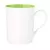 Керамическая кружка Astra, 380 ml, белый/салатовый - 11022056.045