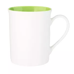 Керамическая кружка Astra, 380 ml, белый/салатовый - 11022056.045