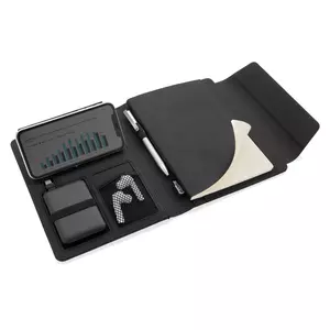 Органайзер Fiko с внешним аккумулятором и функцией беспроводной зарядки, А5 - 046P774.081