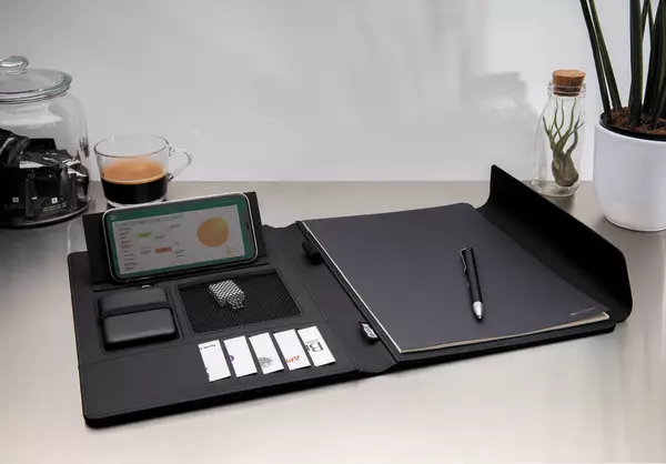 Органайзер Fiko с внешним аккумулятором и функцией беспроводной зарядки, А4 - 046P774.071