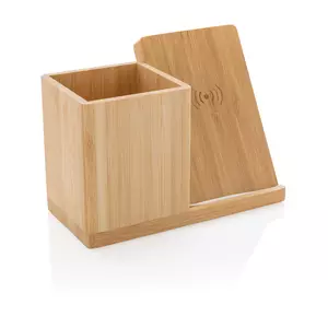 Док-станция Calgary Bamboo с подставкой для ручек, 5 Вт - 046P308.289