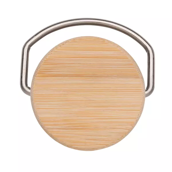 Бутылка из нержавеющей стали с бамбуковой крышкой Modern - 046P436.833