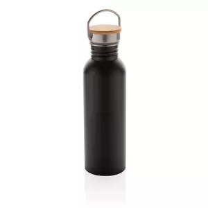 Бутылка из нержавеющей стали с бамбуковой крышкой Modern - 046P436.831