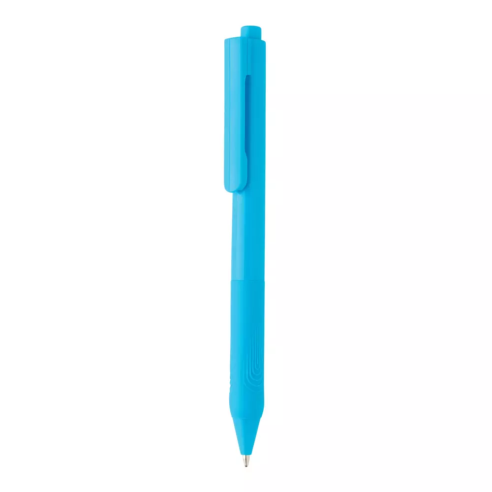 Ручка X9 с глянцевым корпусом и силиконовым грипом - 046P610.825