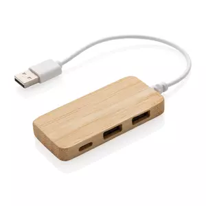USB-хаб Bamboo с Type-C - 046P308.739