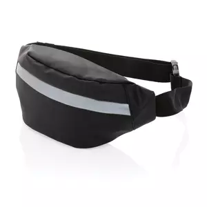 Поясная сумка из PU со светоотражающей вставкой - 046P730.051