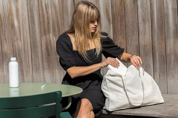 Сумка-шоппер Impact из переработанного хлопка AWARE™, 145 г - 046P762.653