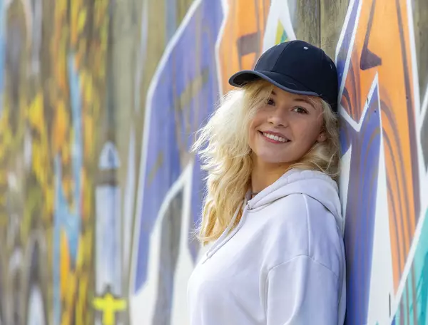 Контрастная бейсболка Impact из переработанного хлопка AWARE™, 6 клиньев, 280 г/м2 - 046P453.361