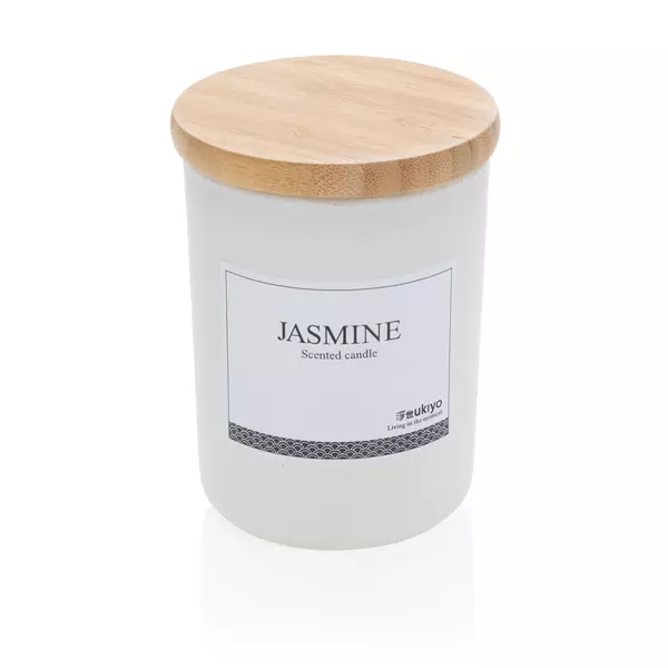 Ароматическая свеча Ukiyo с бамбуковой крышкой - 046P262.943