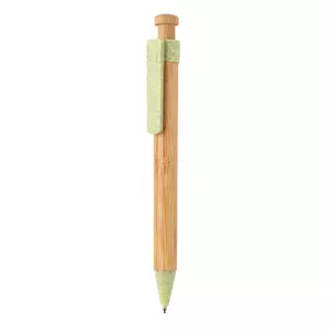 Бамбуковая ручка с клипом из пшеничной соломы - 046P610.547