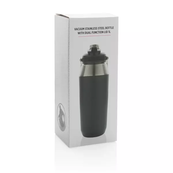 Стальная вакуумная бутылка 2-в-1, 1 л - 046P436.985