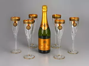 Набор бокалов для шампанского «Сила льва» - 212685026