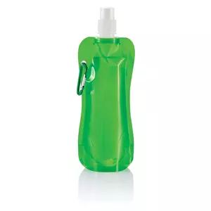 Складная бутылка для воды, 400 мл, зеленый белый,зеленый