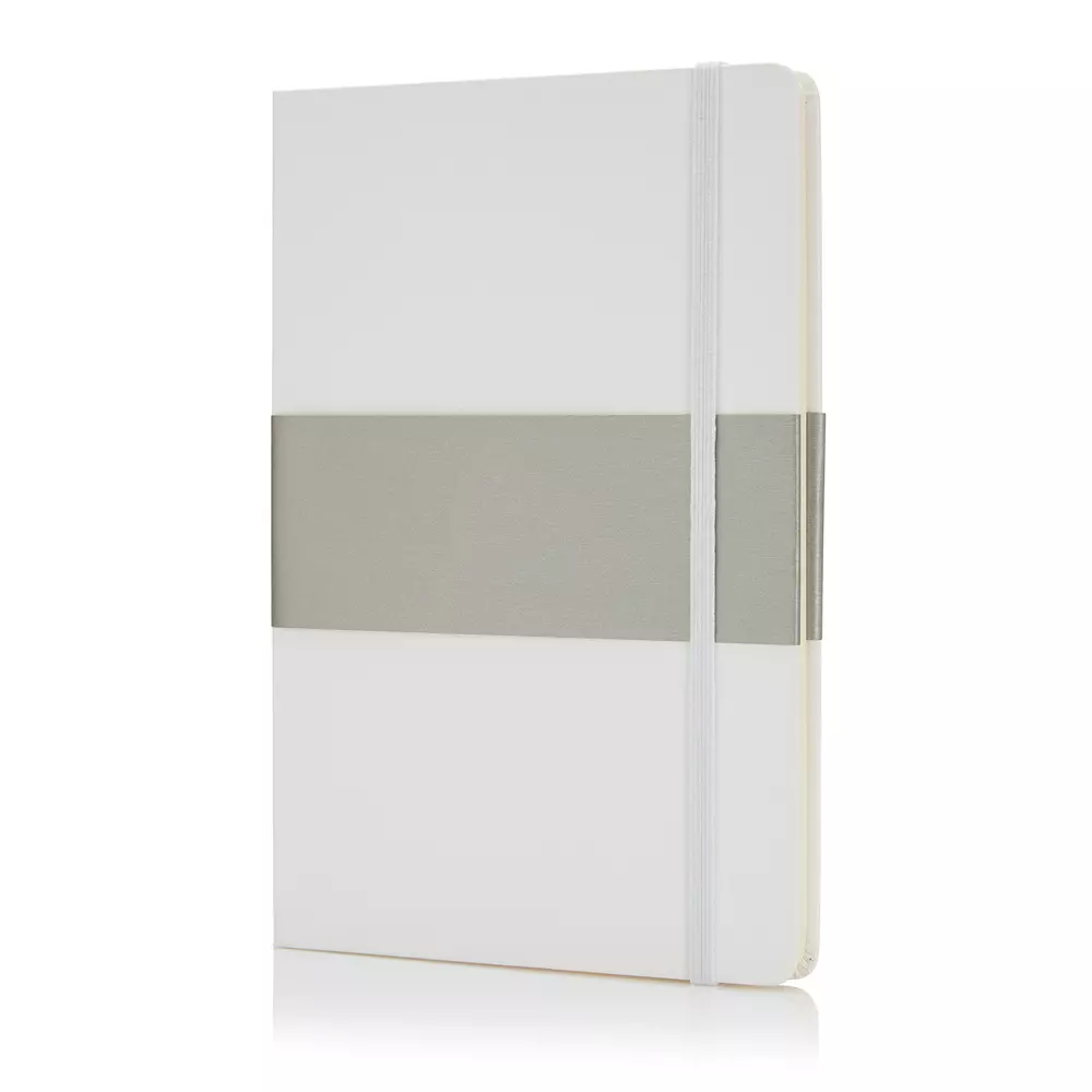 Блокнот в твердой обложке формата A5, белый - 046P773.533