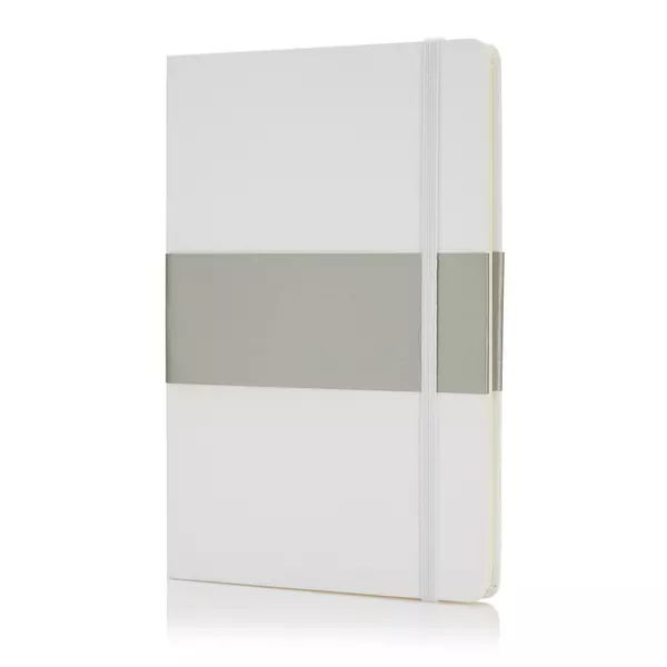 Блокнот в твердой обложке формата A5, белый - 046P773.533