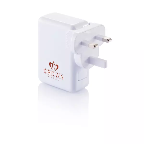 Дорожный переходник для розетки с 4 USB-портами - 046P820.373