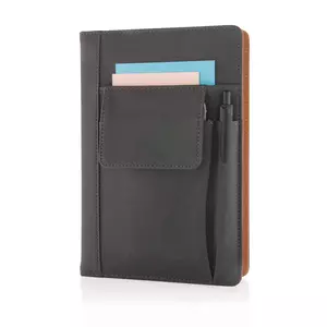 Блокнот для записей в обложке с отделением для телефона - 046P773.071