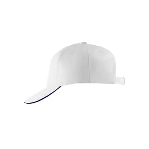 Бейсболка LONG BEACH, 5 клиньев, металлическая застежка - 690700594.989