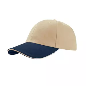 Бейсболка LIBERTY SANDWICH, 6 клиньев, сэндвич, металлическая застежка - 69025435.425