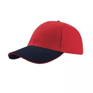 Бейсболка LIBERTY SANDWICH, 6 клиньев, сэндвич, металлическая застежка - 69025435.825