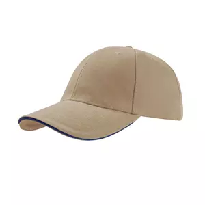 Бейсболка LIBERTY SANDWICH, 6 клиньев, сэндвич, металлическая застежка - 69025435.142