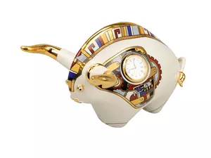 Скульптура «Бык- символ года» с часами - 21282782