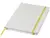 Блокнот А5 «Spectrum» с белой обложкой и цветной резинкой - 21210713505