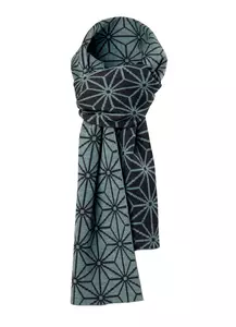 Шарф Asanoha, темно-серый/голубой - 063235013.14