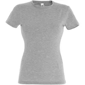Футболка женская Miss 150, серый меланж - 0632662.11