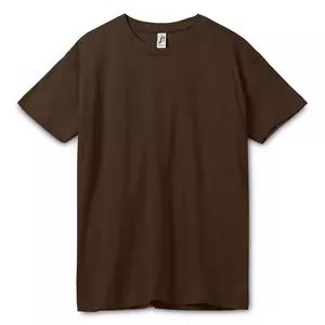 Футболка унисекс Regent 150, темно-коричневая (шоколад) - 0631376.59