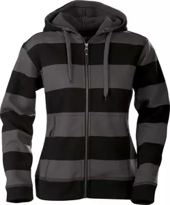Толстовка женская Moline, серая и черная - 0636568.13