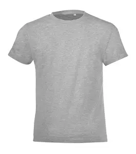 Футболка детская Regent Fit Kids, серый меланж - 0636645.11