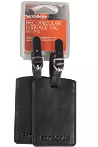 Набор из 2 бирок Luggage Accessories, черный - 063U23-09205