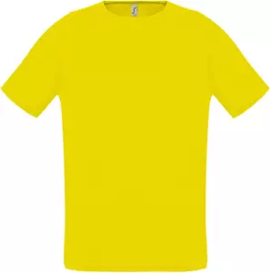 Футболка унисекс Sporty 140, лимонно-желтая - 06311939302