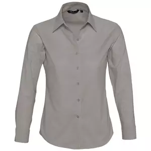 Рубашка женская с длинным рукавом Embassy, серая - 0631838.13