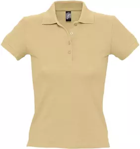Рубашка поло женская People 210, бежевая - 0631895.10