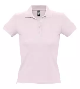 Рубашка поло женская People 210, нежно-розовая - 0631895.15