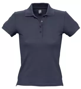 Рубашка поло женская People 210, темно-синяя (navy) - 0631895.40