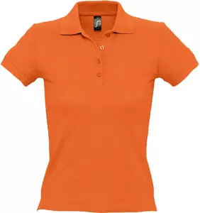 Рубашка поло женская People 210, оранжевая - 0631895.20