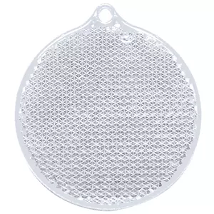 Пешеходный светоотражатель «Круг», белый - 0634210.60