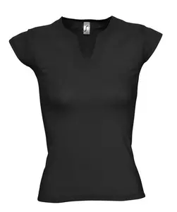 Футболка женская Mint 170, черная - 0634797.30