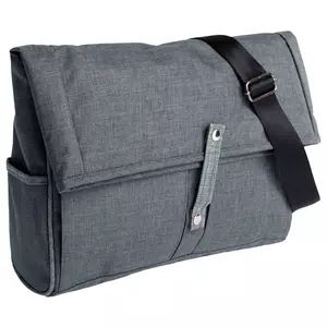 Сумка для ноутбука 2 в 1 twoFold, серая с темно-серым - 0633325.11