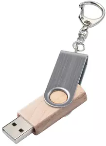 Флешка Twist Wood, светлое дерево, 16 Гб - 0637437.06