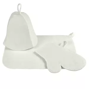 Набор для бани «Парилка», белый - 0637837.60