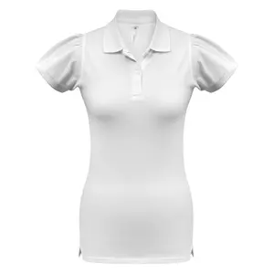Рубашка поло женская Heavymill белая - 063PW460001