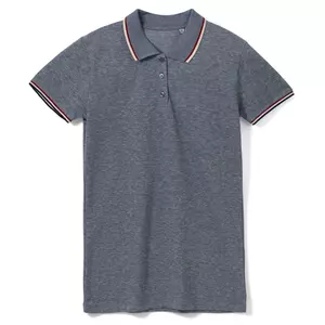 Рубашка поло женская Paname Women, голубой меланж - 06302082218