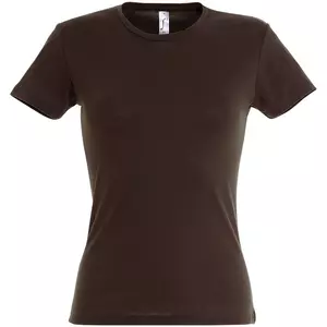 Футболка женская Miss 150, шоколадно-коричневая - 0632662.59